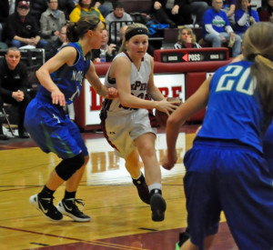 Dame in a Fox River Classic Conference girls basketball game Thursday ...