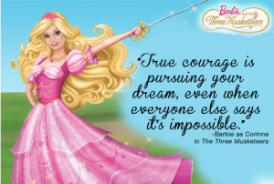 let Barbie be an inspirational guide.