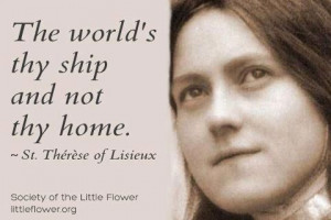 St. Therese of Lisieux quote