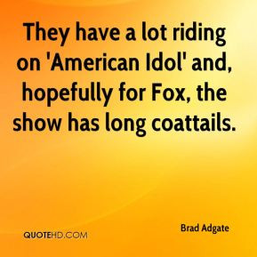 Brad Adgate - They have a lot riding on 'American Idol' and, hopefully ...