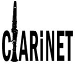 clarinet text clarinet with a clarinet replacing the l in