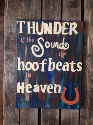 ... www.etsy.com/listing/186109903/quote-on-canvas-thunder-is-the-sound-of