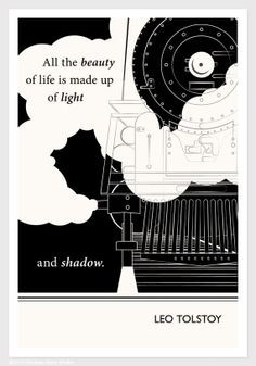 White Anna Karenina Quote, Literary Quote Typography Print - Black and ...