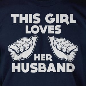 This Girl Loves Her Husband Wedding Marriage Anniversary Fiancé Gift ...