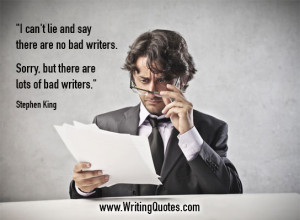 Stephen King Quotes – Lie Bad – Stephen King Quotes on Writing