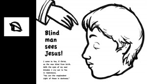 Jesus Heals The Blind Craft