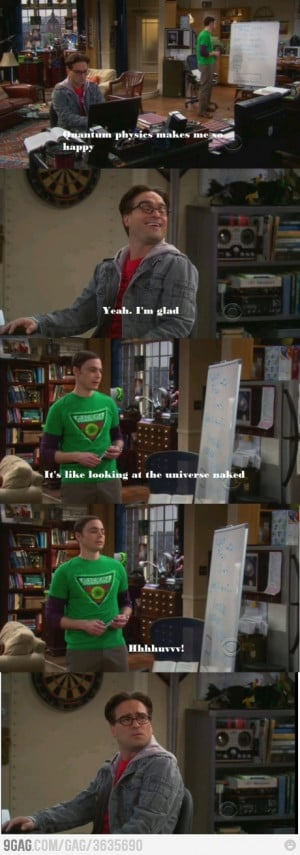 Sheldon Cooper on Quantum Physics