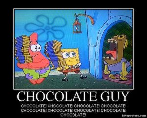 Welcome to the home of Spongebob’s Chocolates!