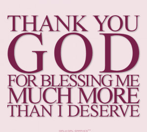 Deserve thank you quotes