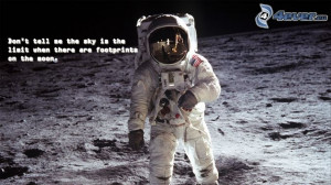 astronaut , Moon , quote