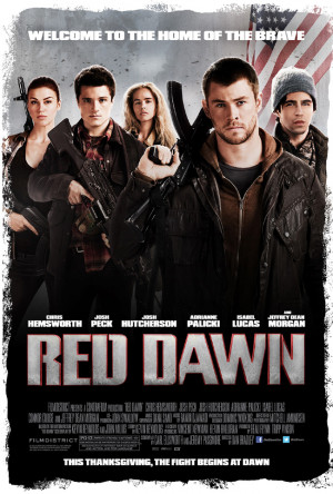 Love in Wartime: Matt and Erica (Isabel Lucas) in ‘Red Dawn’