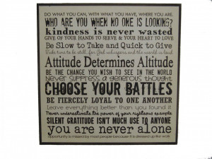 Inspirational Quotes Plaque