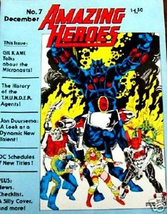 Amazing Heroes 7 Gil Kane Micronauts Thunder Agents Duursema Star Wars