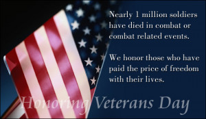 Honoring Veteran's Day Ecard