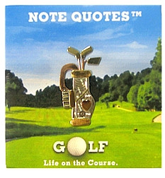 notebook with golf quotes great gift classy notepad has golf quotes on ...