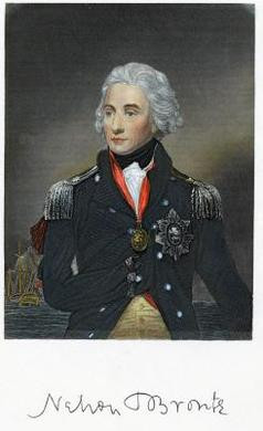 British Admiral Lord Horatio Nelson had lost an arm and an eye prior ...
