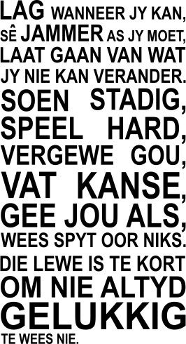 Quote 12 – Afrikaans