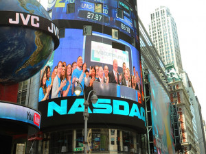 Viacom President & CEO Philippe Dauman rings the NASDAQ Stock Market ...
