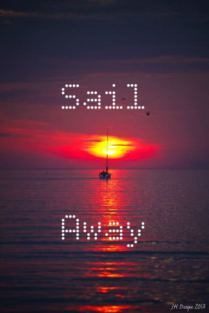 ... .com#tikitoss #mellowmilitia #ocean #quote #boat #sunrise #sunset