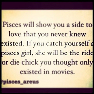 Pisces... Too bad nobody has caught this Pisces grl!!!