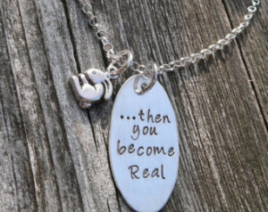 Then you become Real - Velveteen Ra bbit Mother's Necklace ...