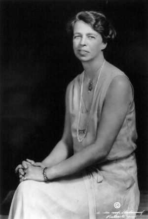 First Lady Eleanor Roosevelt, in 1932.