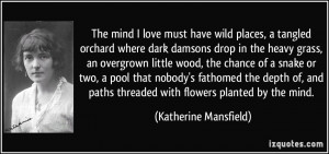 Dark Love Quotes The mind i love must have wild