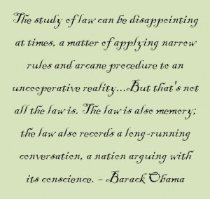 ... Quote taken from President Obama's book 