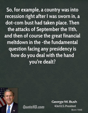 File Name : george-w-bush-george-w-bush-so-for-example-a-country-was ...