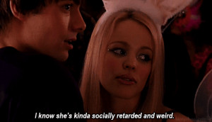 ... piece is great for a middle school book report, “Mean Girls” GIF