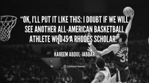 Kareem Abdul Jabbar Quotes