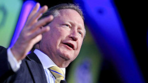Andrew Forrest: New milestone. Photo: Glenn Hunt