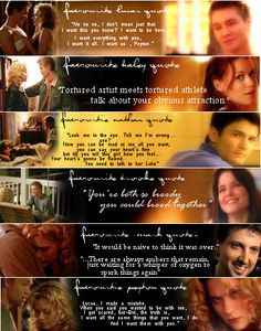 ... ,lucas scott,hilarie burton,love,quotes,words,quote,photography) More