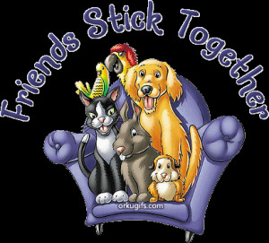 Friends stick together