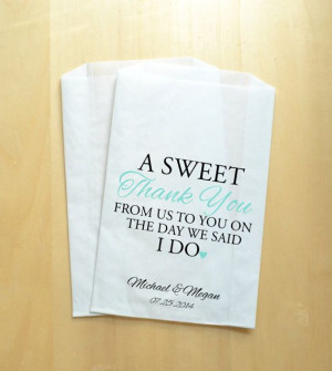 ... ://www.etsy.com/listing/189746492/sweet-thank-you-wedding-favor-bags