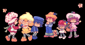 The 80's Strawberry people were reminiscent of the sugary treats that ...