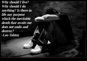 Why should I live…?