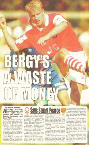 Archive] Stuart Pearce – Bergkamp is a waste of money