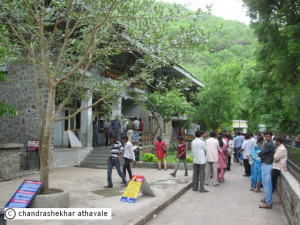 Reception and ticket office to caves