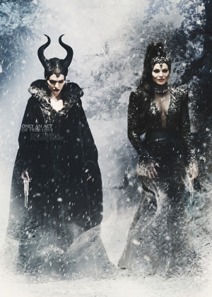 Once Upon A Time Regina and Maleficent