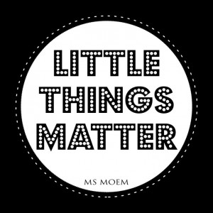 Little Things Matter #quote