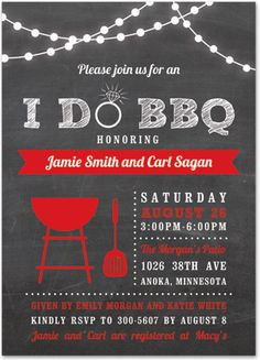BBQ, Cook Out Party Ideas