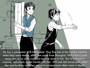 Will Herondale And Jem Carstairs Quotes Parabatai- will herondale.