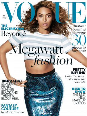 Beyonce Shines for Vogue UK's May 2013 Cover