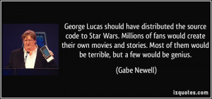 George Lucas should have distributed the source code to Star Wars ...