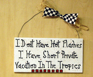 Hot Flashes Sign This is a great gift for that special friend that has ...