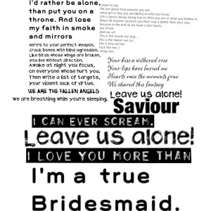 Black Veil Brides Quotes! I love BVB!