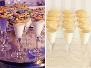love the idea of placing yummy cookies on top of a glass of milk ...