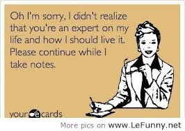 ... person who shall be nameless in my life. Think I’m doing just fine