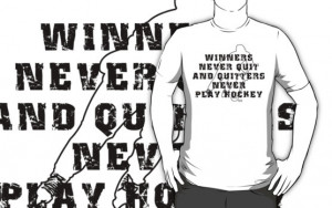 Hockey Quote by SportsT-Shirts